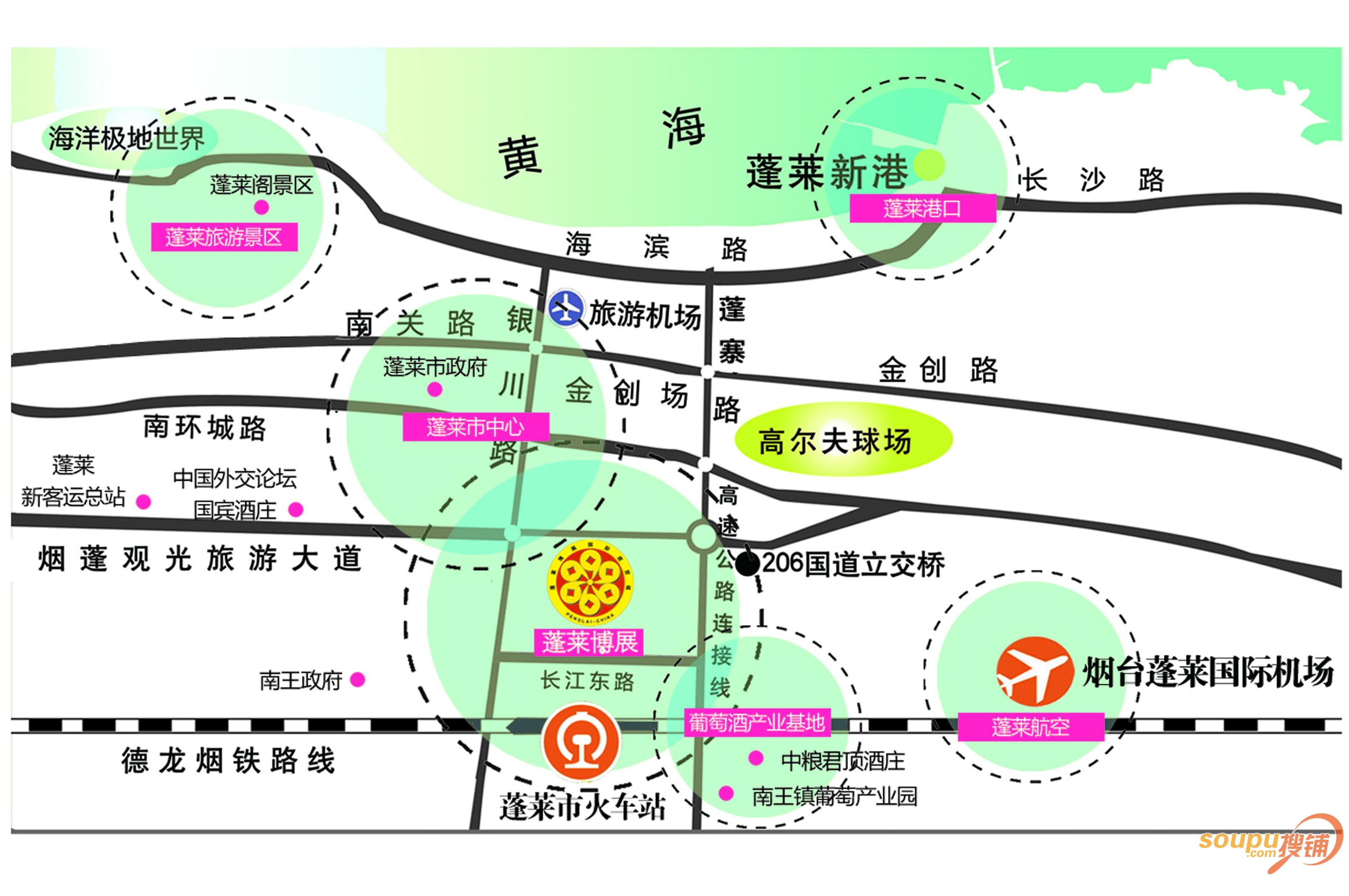 在未来,蓬莱博展在坐拥交通配套完善便捷的同时,也将更加深刻感受到