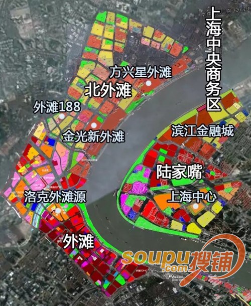 上海陆家嘴中央商务区规划开发