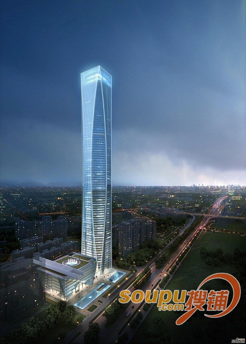 高度628米超高层建筑,建成后将创造 南宁 市楼宇的