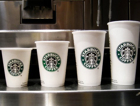 星巴克将取消中杯大杯超大杯 杯型改为A杯B杯